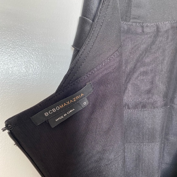 BCBG MaxAzria Black Cocktail Mini Dress - Picture 4 of 7